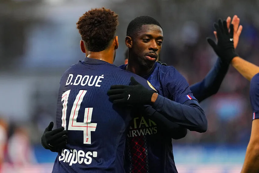 FC Lorient – PSG : les compos probables les titularisations pour la doublette Doué – Dembélé ?
