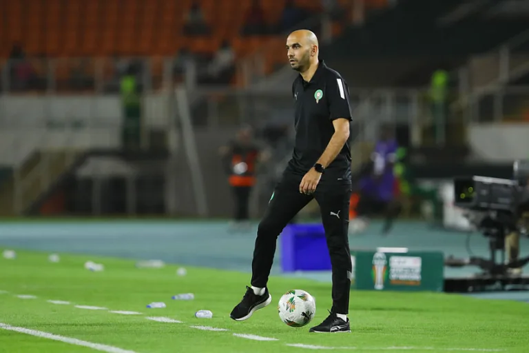 Walid Regragui avec le Maroc en 2024
