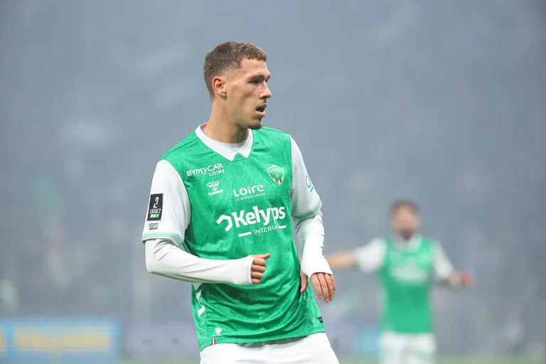 Lucas Stassin avec l'ASSE