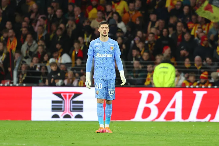 Robin Risser avec le RC Lens