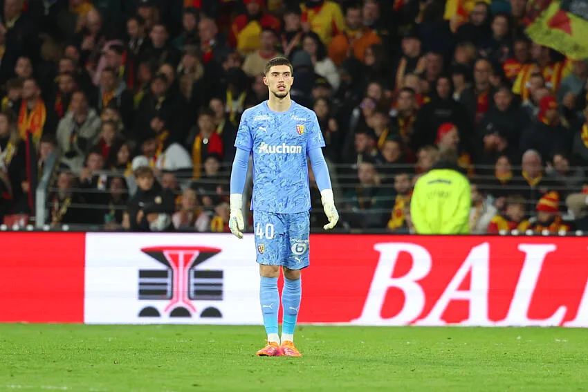 Robin Risser avec le RC Lens