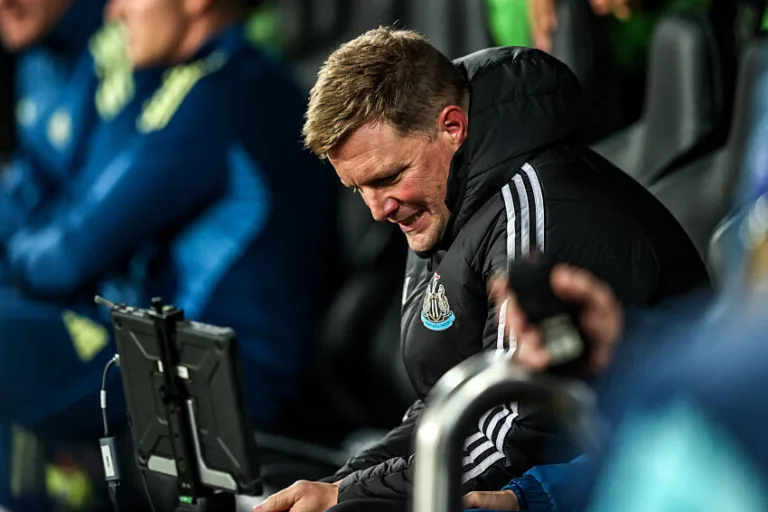 Eddie Howe, avec Newcastle United