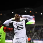 Embolo lors de Paris FC / Rennes