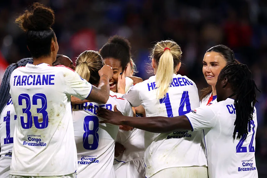 l'ol féminin contre Wolfsburg