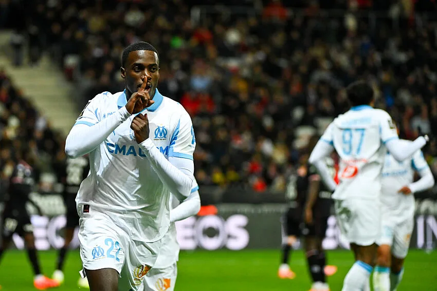 Weah avec l'OM
