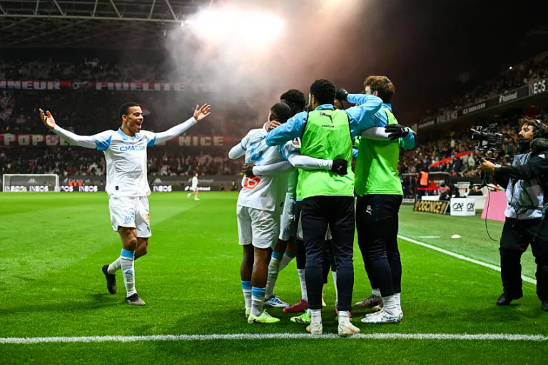 L'OM célèbre contre l'OGC Nice