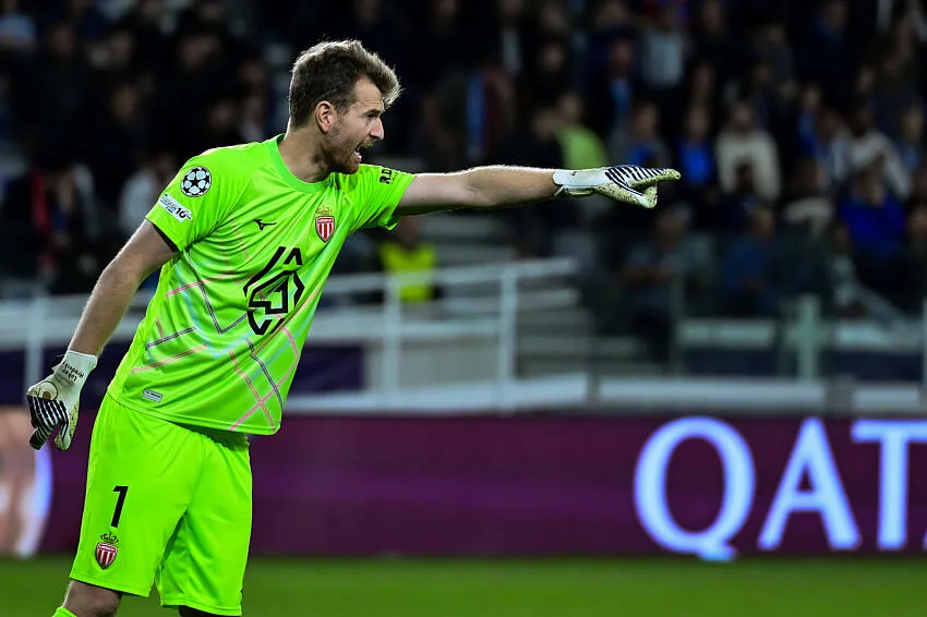 Lukas Hradecky avec l'AS Monaco