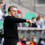 Claude Puel avec l'ASSE