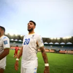 Jim Allevinah et Denis Bouanga avec le Gabon en 2023