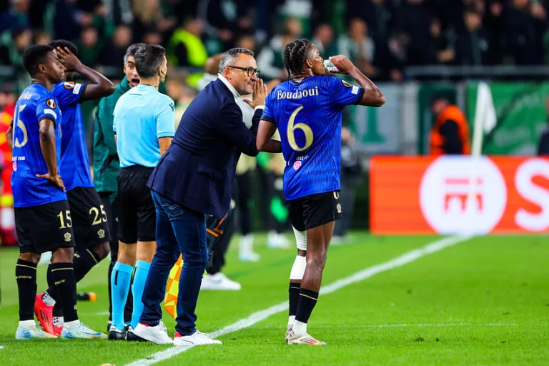 Franck Haise avec l'OGC Nice