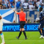 Marc Bollengier lors d'OM / Paris FC