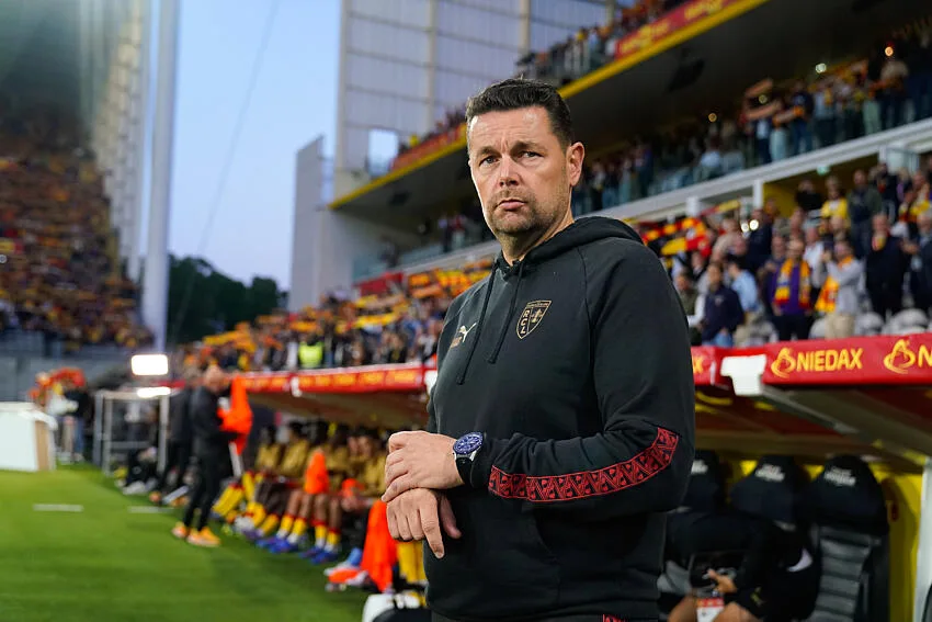 Pierre Sage avec le RC Lens