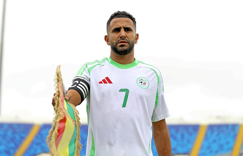 Mahrez avec l'Algérie