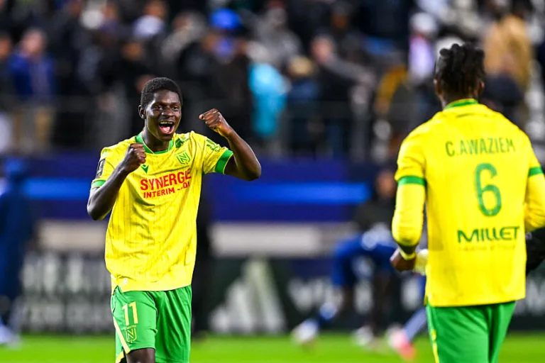 Herba Guirassy avec le FC Nantes