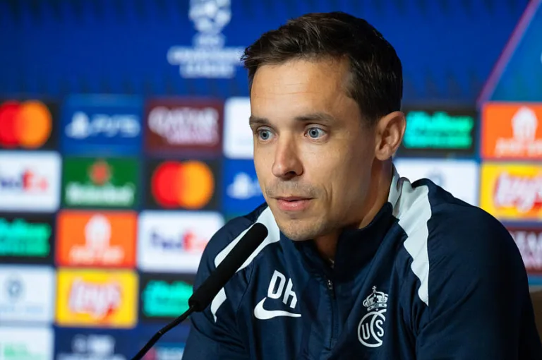 David Hubert avec l'Union St-Gilloise