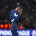 Ousmane Dembélé avec le PSG contre le FC Lorient