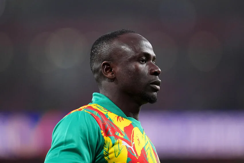 Sadio Mané avec le Sénégal