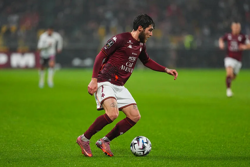 Giorgi Tsitaishvili avec le FC Metz