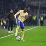 Timothy Weah avec l'OM