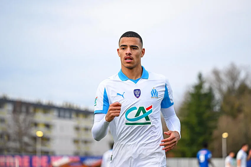 Mason Greenwood avec l'OM