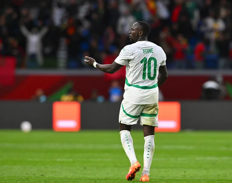 Sadio Mané avec le Sénégal