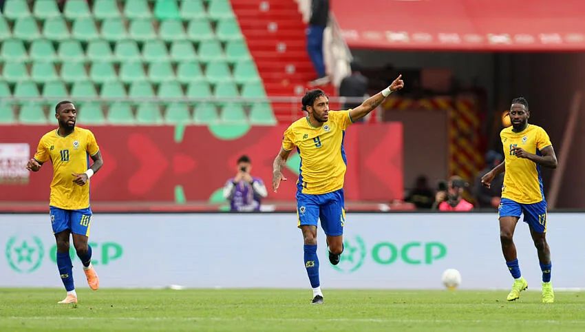 Pierre Emerick Aubameyang avec le Gabon