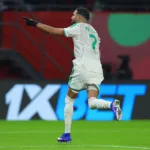 Riyad Mahrez avec l'Algérie